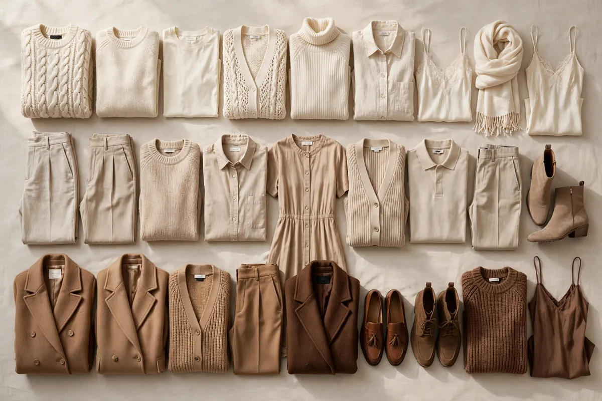 The 27 Piece Fall Capsule Wardrobe With 40 Outfit Combinations